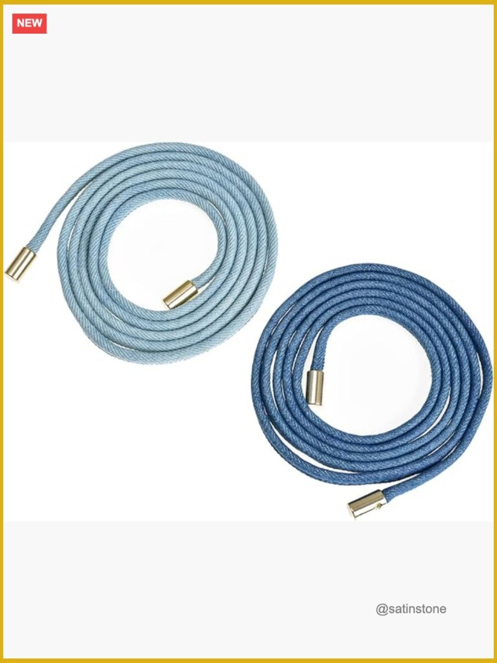 Denim Waist Belt Tiny Rope Belt for Jeans Dress